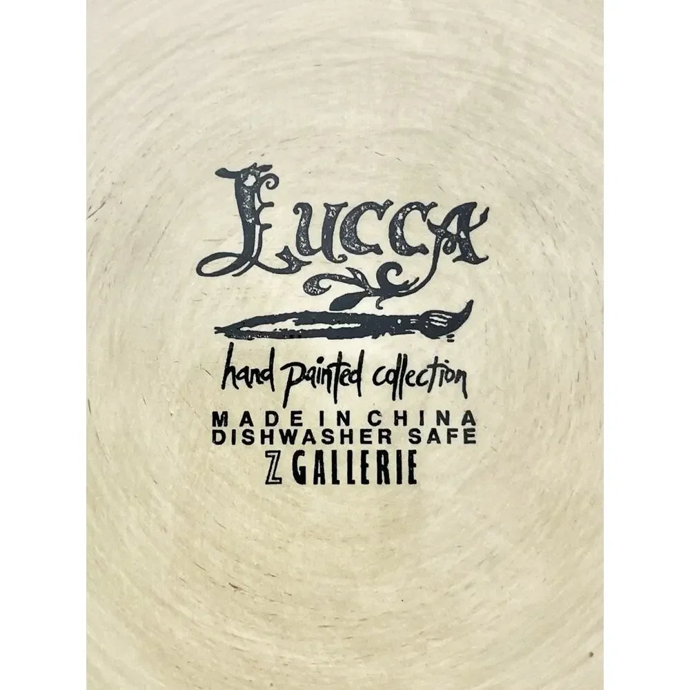 Z Gallerie & Tabletops Unlimited “Lucca (Taupe, Beige)” 5 Dinner Plates 11 3/8”